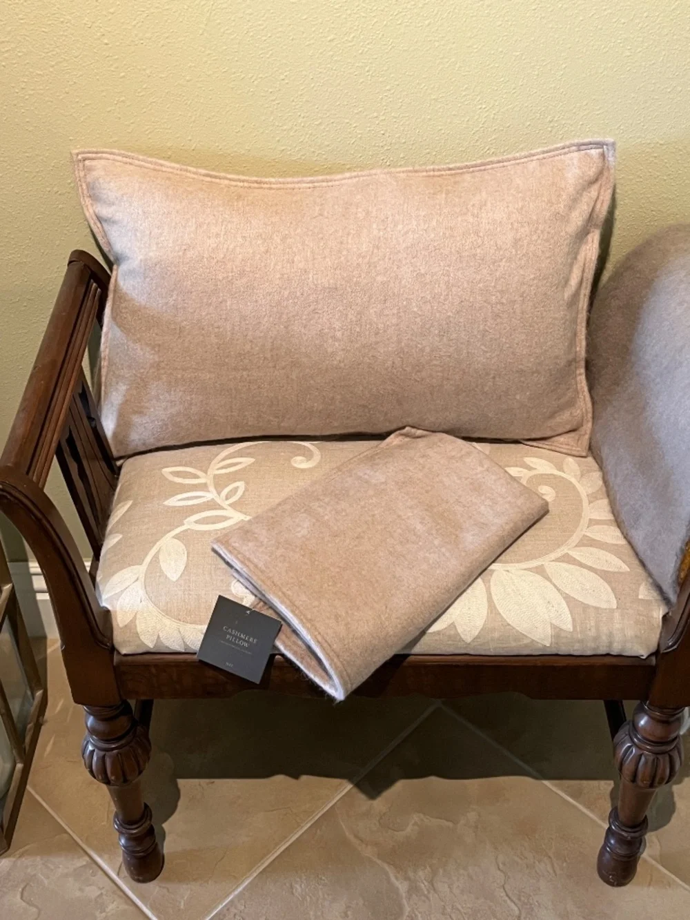 RESTORATION HARDWARE Italian Cashmere Lumbar Pillow - Set of 2 - NWT!